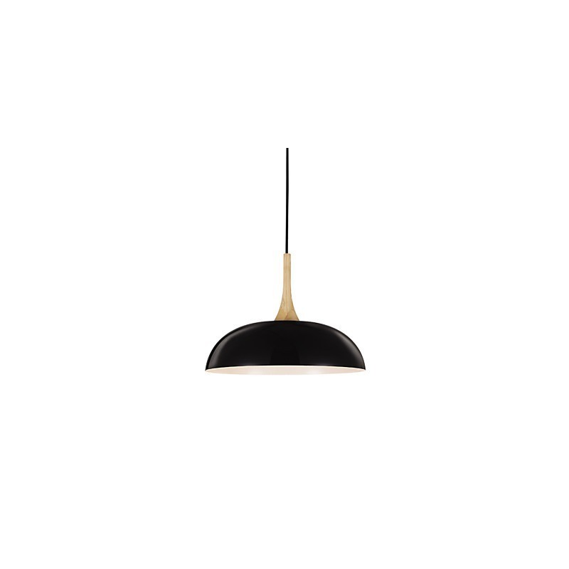 Mini umelecká závesná lampa 1 Svetlá Moderná Jednoduchosť Čiernobiela povrchová úprava Hliníkové a drevené závesné svietidlo