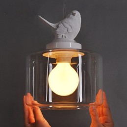 Moderné sklenené závesné svietidlo Jednoduché závesné svietidlo Cafe závesné svietidlo