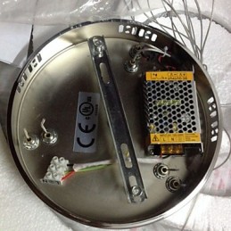 Stmievateľné krištáľové závesné svetlo Moderné kruhové lusterové osvetľovacie lampy Studená biela okrúhle stropné svietidlá Svietidlá s diaľkovým ovládaním