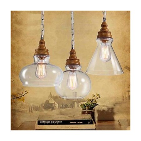 Drevené krištáľové krištáľové svietidlo Kaviarenské osvetlenie a lampáše Drevené krištáľové krištáľové svietidlo Kaviarenské osvetlenie a lampáše