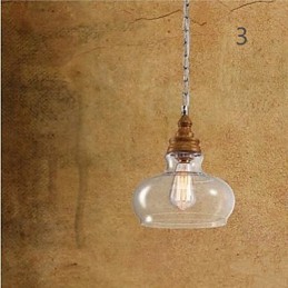 Drevené krištáľové krištáľové svietidlo Kaviarenské osvetlenie a lampáše