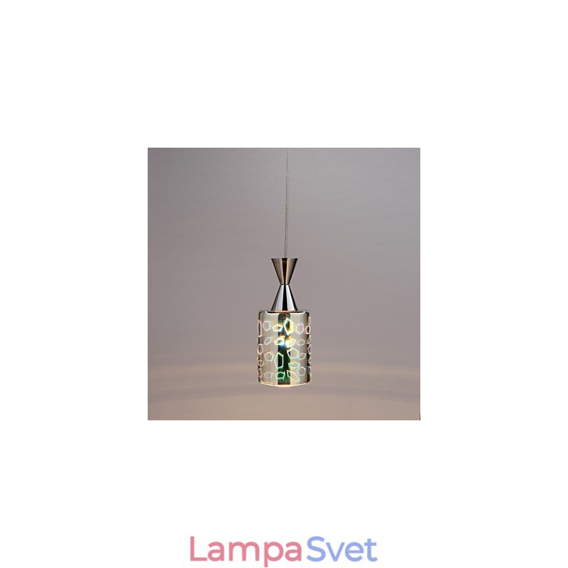 Laserové gravírovanie snov pochrómované závesné svietidlo L