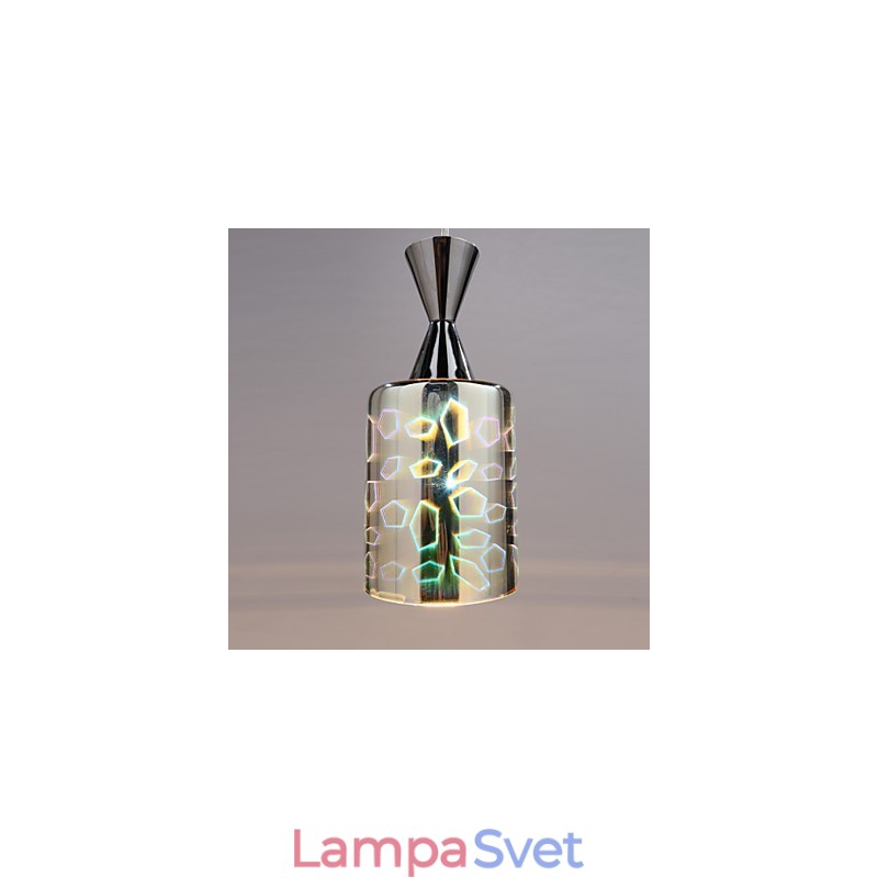Laserové gravírovanie snov pochrómované závesné svietidlo L