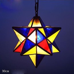 30 cm umelecká individualita Kreatívna veranda Moderné hviezdy Droplight Lamp
