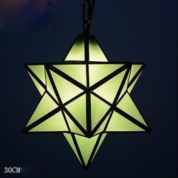 30 cm umelecká individualita Kreatívna veranda Moderné hviezdy Droplight Lamp