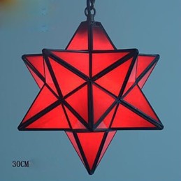 30 cm umelecká individualita Kreatívna veranda Moderné hviezdy Droplight Lamp