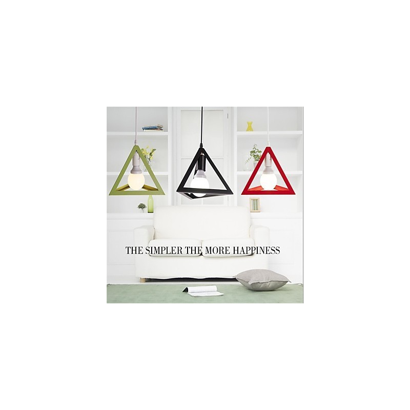 American Retro Birdcage Shape Iron Art Luster