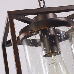 Tradičné klasické vintage lampášové mini štýlové galvanizované závesné svietidlo