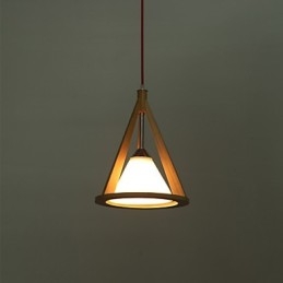 Dizajnová lampa Wood Chandelier Elegantný moderný luster