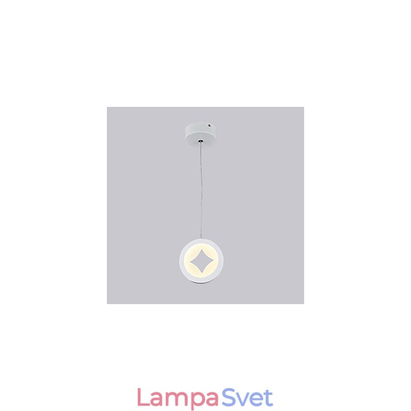 Akrylová jemná 9W závesná lampa