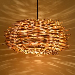 Luster Mini Style Lucerna Wood Bamboo