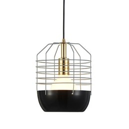 Mini Artistic Spider Web Závesná lampa 1 Svetlá Mordern Jednoduchosť Povrchová úprava Čierna Biela Zelená Červená Droplight z uhlíkovej ocele
