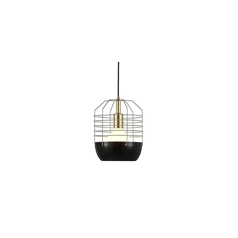 Mini Artistic Spider Web Závesná lampa 1 Svetlá Mordern Jednoduchosť Povrchová úprava Čierna Biela Zelená Červená Droplight z uhlíkovej ocele