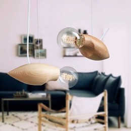 Umelecká individualita Kreatívna zmluvná obnova starých spôsobov drevených včiel Droplight Lamp