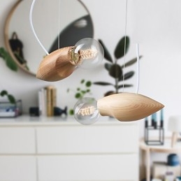 Umelecká individualita Kreatívna zmluvná obnova starých spôsobov drevených včiel Droplight Lamp