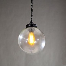 Guľový sklenený luster zmluvné domáce Droplight