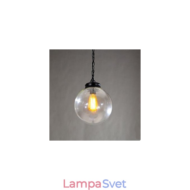 Guľový sklenený luster zmluvné domáce Droplight