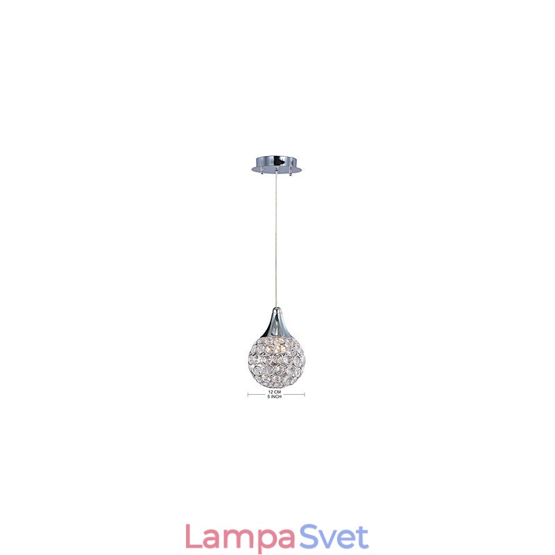 G9 prívesok Light Crystal Moderný súčasný kov