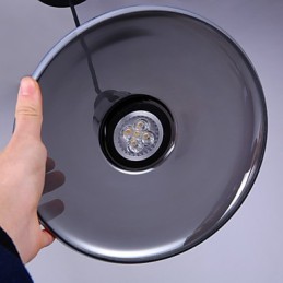 Svetlo na lustre z tieňového skla v európskom zmluvnom kreatívnom severskom dizajne