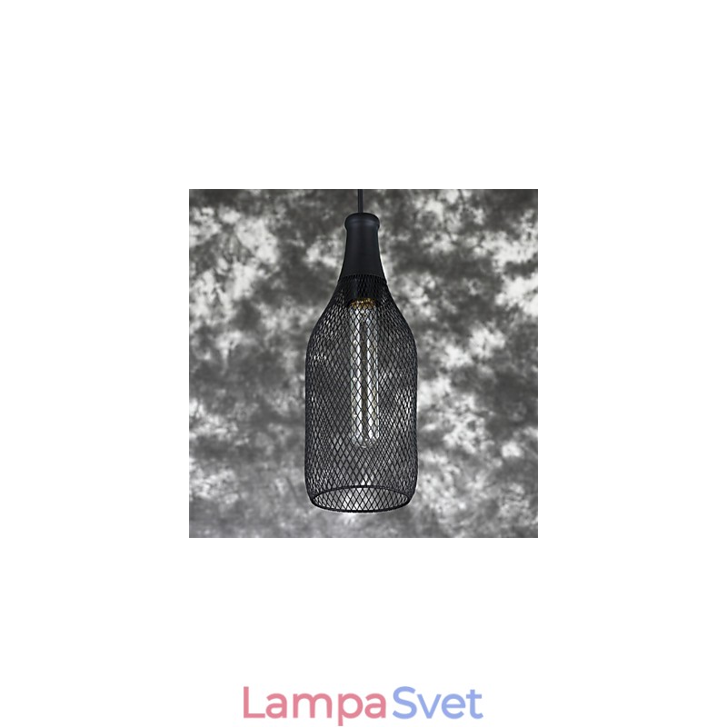 Závesná lampa Amercian Loft Vintage na fľaše a ozdobné svietidlo