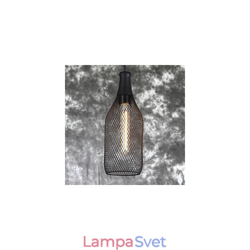 Závesná lampa Amercian Loft Vintage na fľaše a ozdobné svietidlo