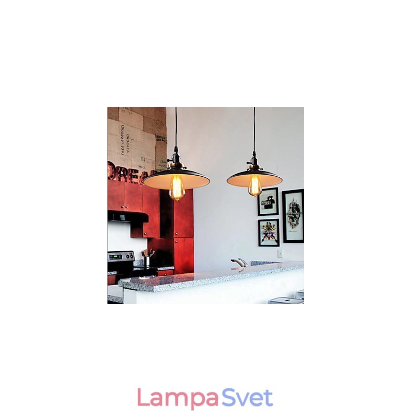 Tradičné klasické retro kovové závesné svietidlá