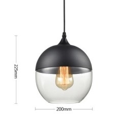 Lustrová lampa z umeleckého tepaného skla Nordic Creative Stair Shop