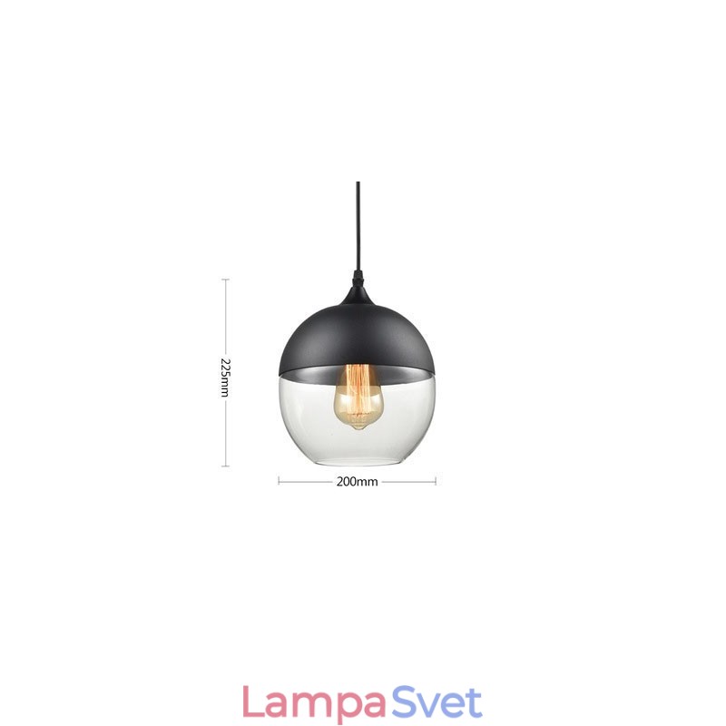 Lustrová lampa z umeleckého tepaného skla Nordic Creative Stair Shop