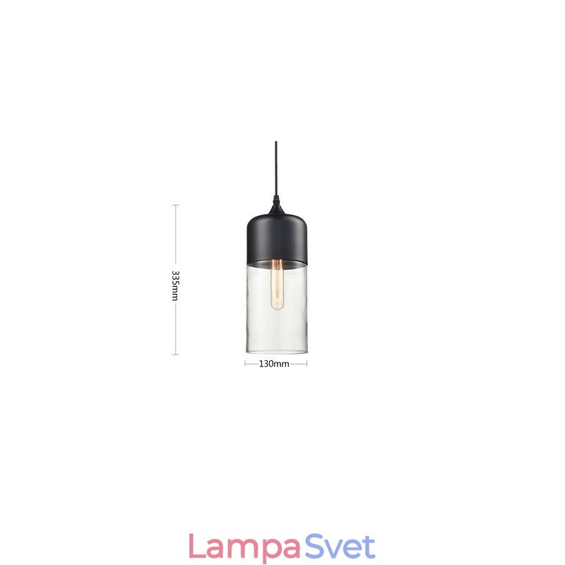 Lustrová lampa z umeleckého tepaného skla Nordic Creative Stair Shop