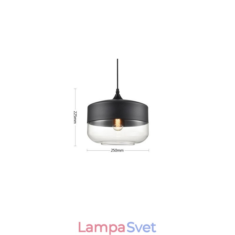 Lustrová lampa z umeleckého tepaného skla Nordic Creative Stair Shop