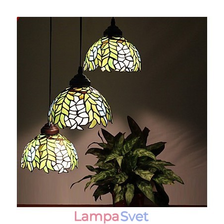 Luster z farebného skla pre európske vidiecke výtvarné umenie, ktorý obnovuje staré spôsoby svetla lampy Luster z farebného skla pre európske vidiecke výtvarné umenie, ktorý obnovuje staré spôsoby svetla lampy