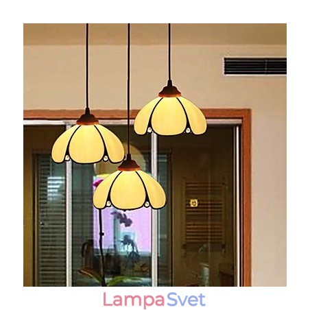 Luster z farebného skla pre európske vidiecke výtvarné umenie, ktorý obnovuje staré spôsoby svetla lampy Luster z farebného skla pre európske vidiecke výtvarné umenie, ktorý obnovuje staré spôsoby svetla lampy
