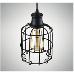 Edison Vintage svetelné závesné svietidlo Luster Cage Tienidlo