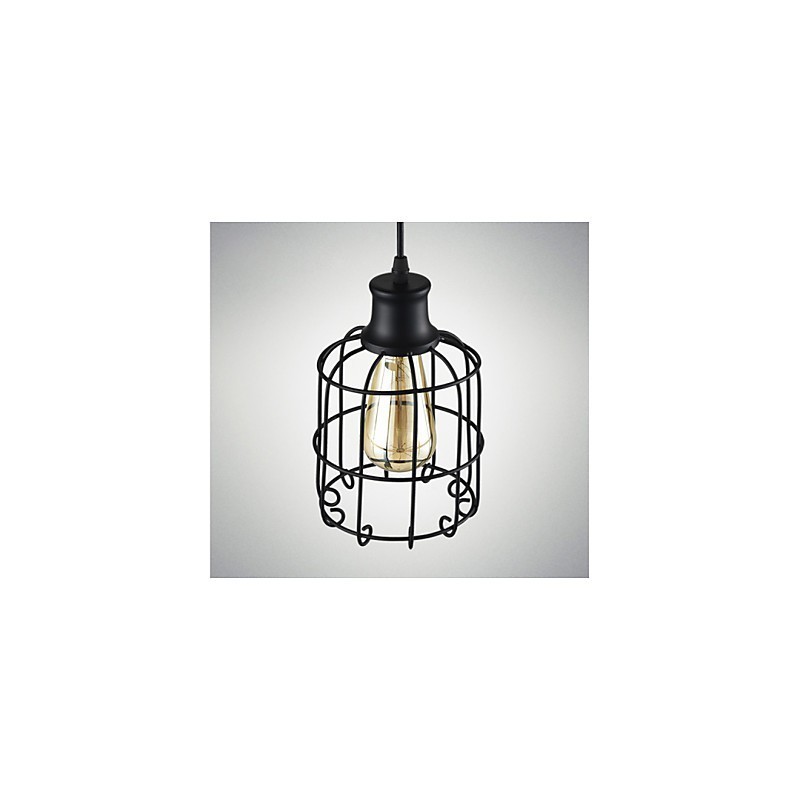 Edison Vintage svetelné závesné svietidlo Luster Cage Tienidlo