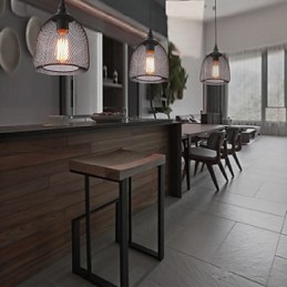 Závesné svetlá Mini Style Rustic Lodge Retro Country Garáž Metal