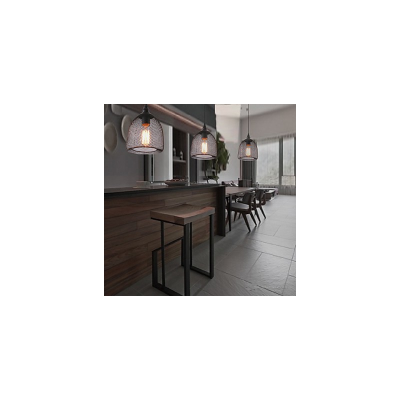 Závesné svetlá Mini Style Rustic Lodge Retro Country Garáž Metal