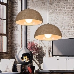 30*Obnovte staroveké spôsoby Severský nápad Polkruhový komín Ručné Konopné lano Droplight