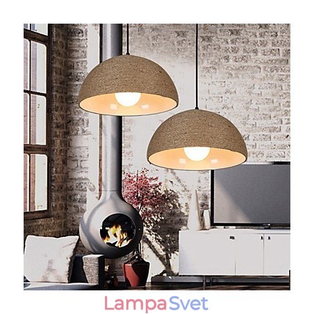 30*Obnovte staroveké spôsoby Severský nápad Polkruhový komín Ručné Konopné lano Droplight 30*Obnovte staroveké spôsoby Severský nápad Polkruhový komín Ručné Konopné lano Droplight