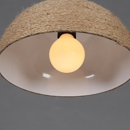 30*Obnovte staroveké spôsoby Severský nápad Polkruhový komín Ručné Konopné lano Droplight