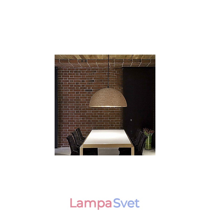 30*Obnovte staroveké spôsoby Severský nápad Polkruhový komín Ručné Konopné lano Droplight