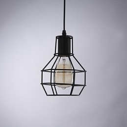 Závesné svetlá Tradičné klasické Vintage retro vidiecka garáž kovová