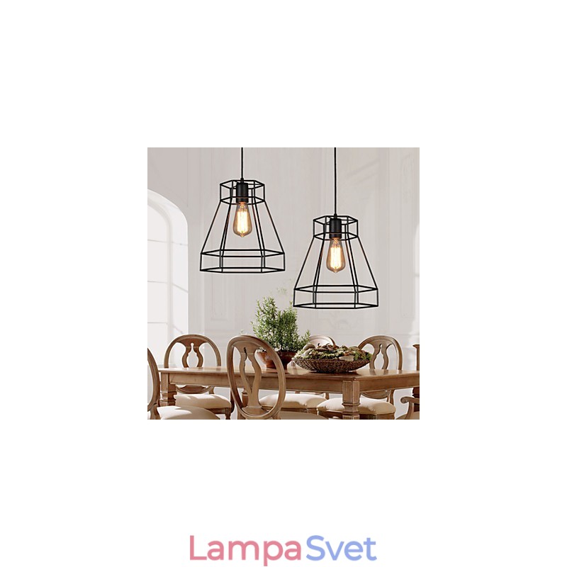 Geometric Line Diamantový kovaný luster Závesné svetlo Moderné súčasné