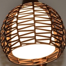 Rural Cany Art Weaving Klasická zmluvná Droplight Lamp Light