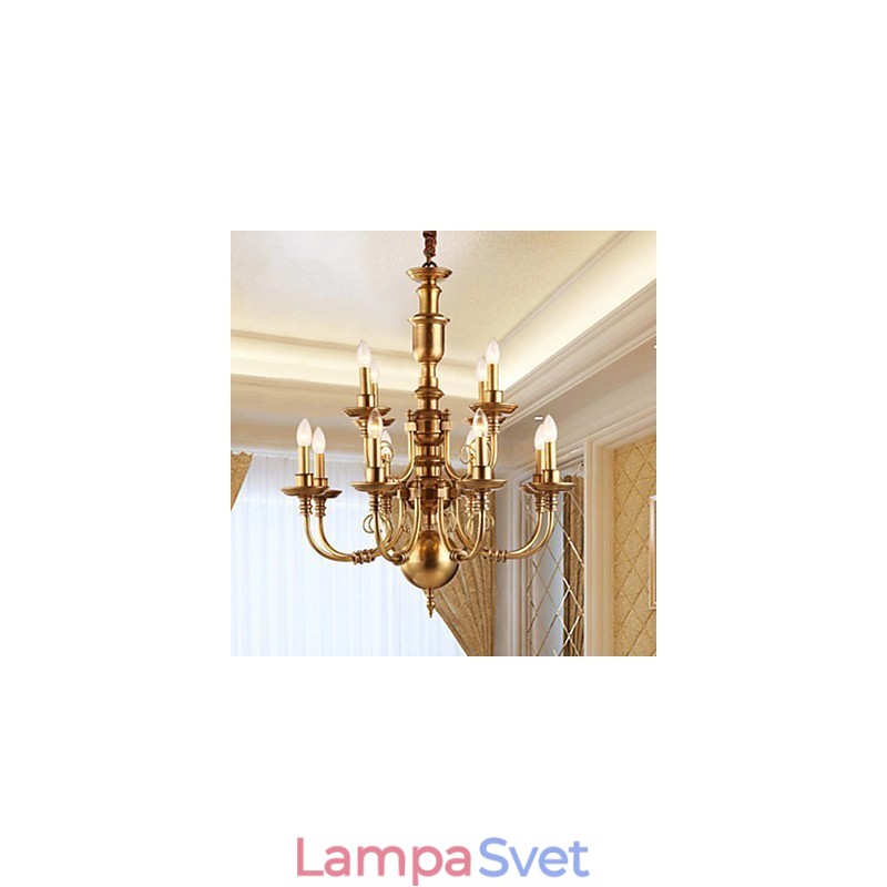 Luster Traditional Classic Rustic Lodge Metal