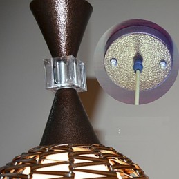 Rural Cany Art Weaving Klasická zmluvná Droplight Lamp Light