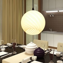 Súčasná a zmluvná L lampa lustra Creative Glass Meals Light