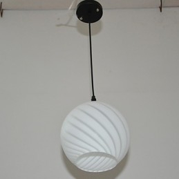 Súčasná a zmluvná L lampa lustra Creative Glass Meals Light