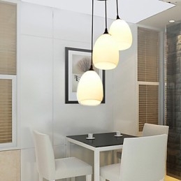 Moderné a zmluvné L kreatívne sklenené guľové jedlá Luster Lamp Light