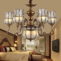 Luster Traditional Classic Rustic Lodge Metal