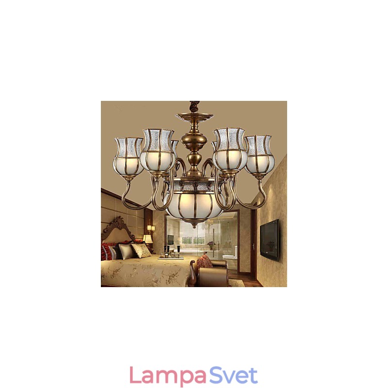 Luster Traditional Classic Rustic Lodge Metal